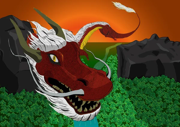 Kırmızı Chiness dragon