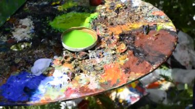 Palet renk karışımı