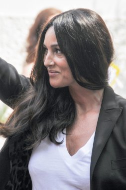 Aktris Monica Bellucci Venedik, İtalya Eylül 2011 tarihinde 68 Venedik Film Festivali sırasında sinema Sarayı'nda.