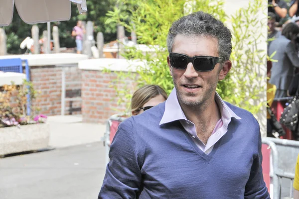 Schauspieler vincent cassel im palast des kinos während des 68. venezianischen filmfestivals am 2. september 2011 in venedig, italien. — Stockfoto