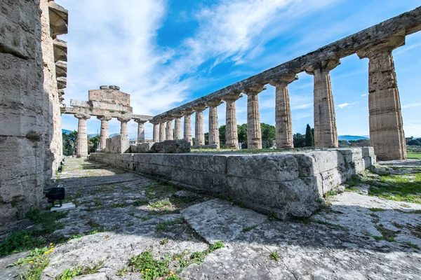 Tempel av Paestum - Salerno - Italien — Stockfoto