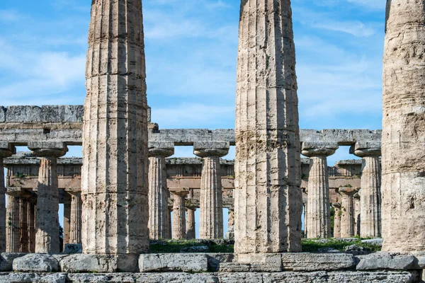 Chrám Paestum - Salerno - Itálie — Stock fotografie