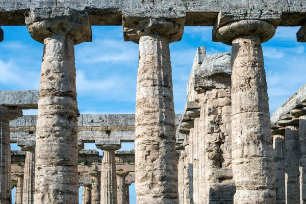 Paestum templom - Salerno - Olaszország — Stock Fotó