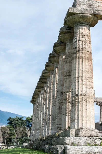 帕埃斯图姆庙-萨莱诺-意大利 — 图库照片