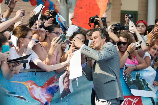 GIFFONI VALLE PIANA (SA) - JULY 18: Actor Mark Ruffalo — Stock Photo, Image