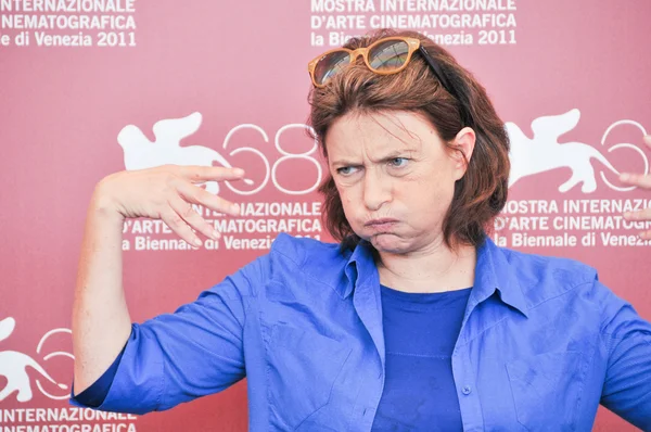 VENICE - SEPTEMBER 3: Director Chantal Akerman — Stock Photo, Image