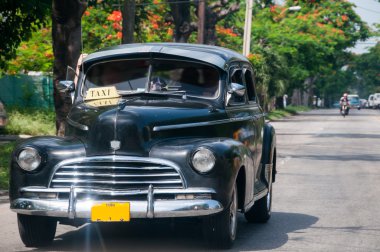 sokak eski Küba araba