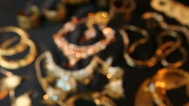 Hazine, ayarla güzel Doğu Altın Takı Gelin (Hint, Arap, Afrika, Mısır)