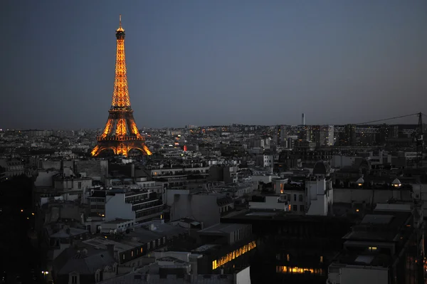 Eiffeltårnet Paris Frankrig - Stock-foto