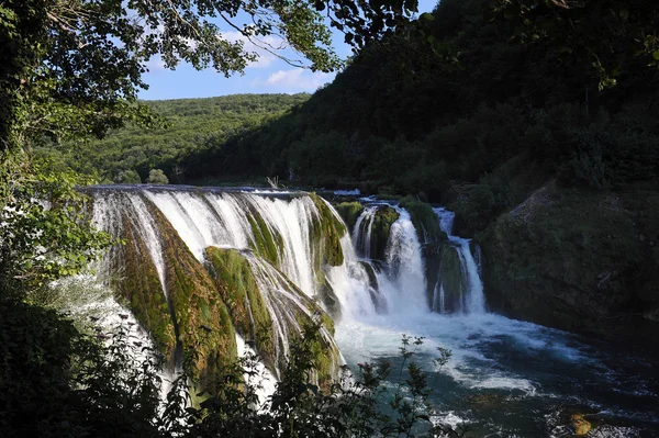 Waterfalls Strbacki Buk River Una Bosnia Herzegovina Europe — Stock Photo, Image