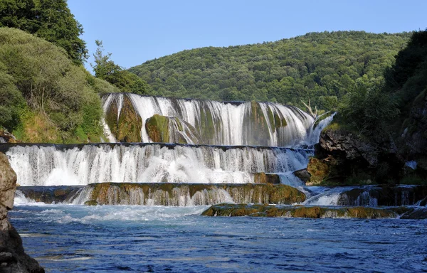 Waterfalls Strbacki buk — Stock Photo, Image