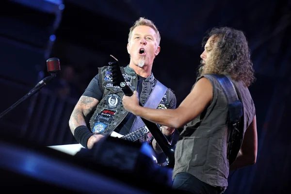 Metallica - James Hetfield y Kirk Hammett — Foto de Stock