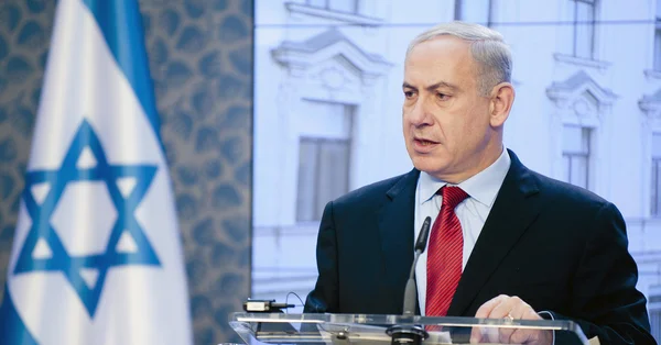 Primer ministro israelí Benjamin Netanjahu — Foto de Stock
