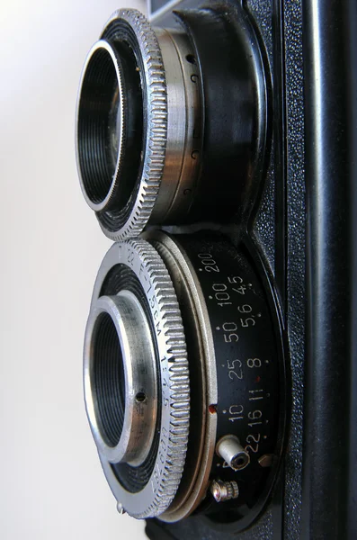 Lens van oude camera — Stockfoto
