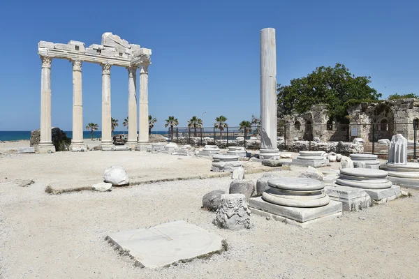 Ruines antiques à Side, Turquie — Photo