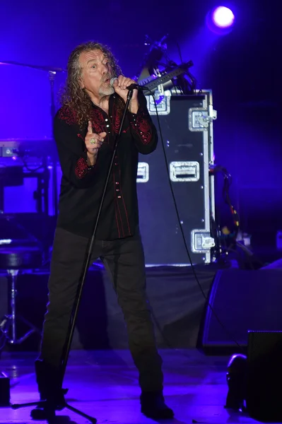 Ünlü İngiliz şarkıcı Robert Plant — Stok fotoğraf