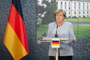 German Chancellor Angela Merkel clipart