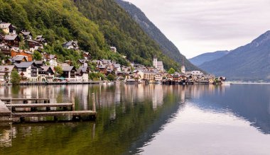 Yukarı Avusturya 'daki Köy Hallstatt Merkezi