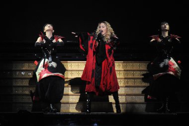 Famous pop singer Madonna clipart