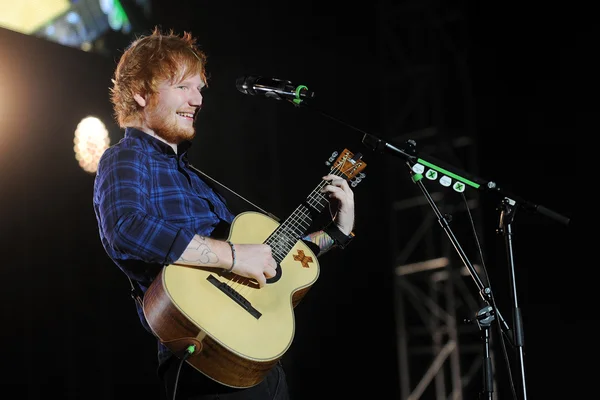 Ed Sheeran - concert — Stock Photo, Image