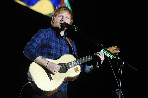 Ed Sheeran - concert — Stock Photo, Image