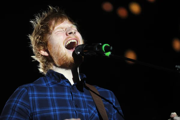 Ed Sheeran - concierto — Foto de Stock