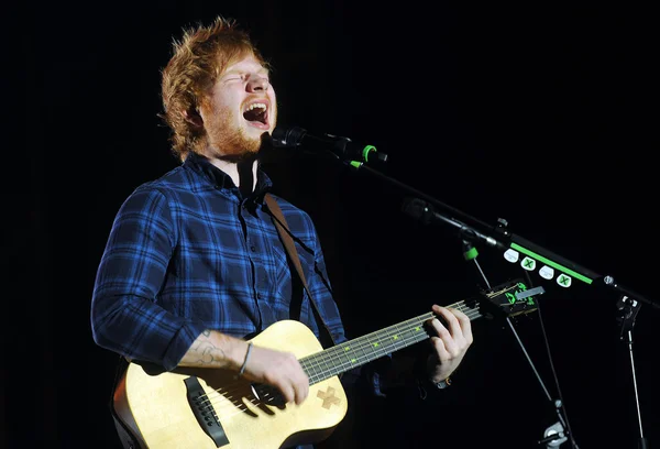 Ed Sheeran - concert — Stock Photo, Image