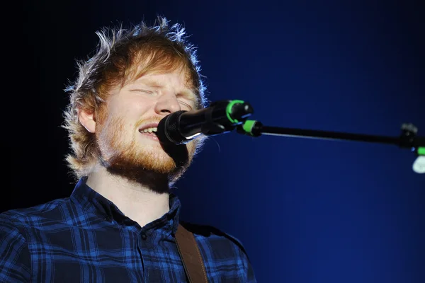 Ed Sheeran - concert — Stock Photo, Image