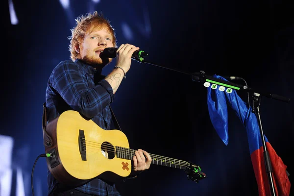 Ed Sheeran - concert — Stock Photo, Image