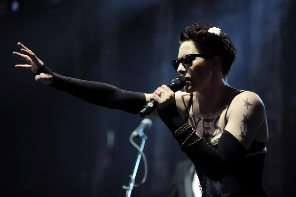 La cantante americana Amanda Palmer — Foto Stock