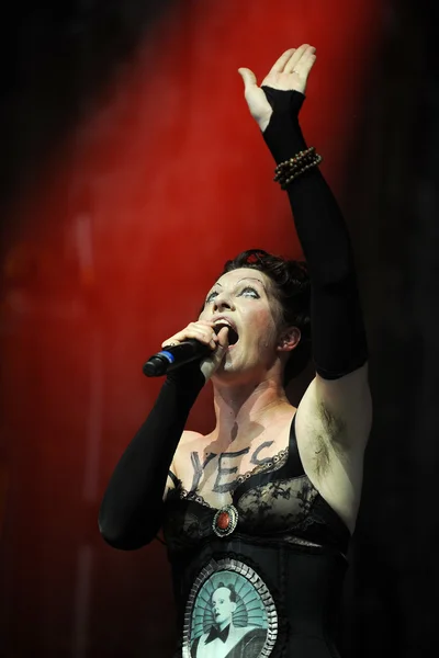 La cantante americana Amanda Palmer — Foto Stock