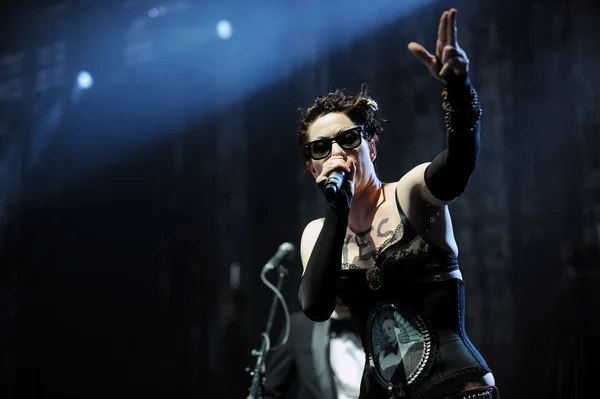 La cantante americana Amanda Palmer — Foto Stock