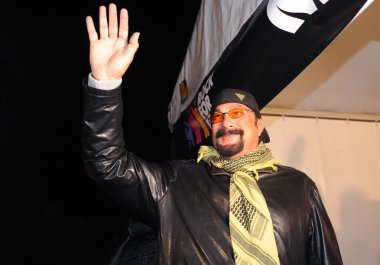 Famous actor Steven Seagal