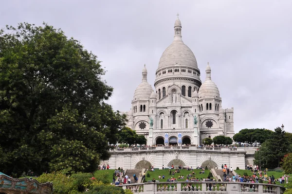 フランスのパリにあるサクレ クール大聖堂 — ストック写真