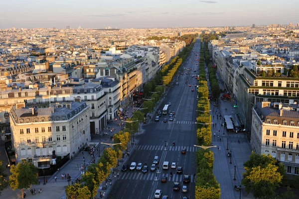 Boulevard Champs Elysees Paris Frankreich — Stockfoto