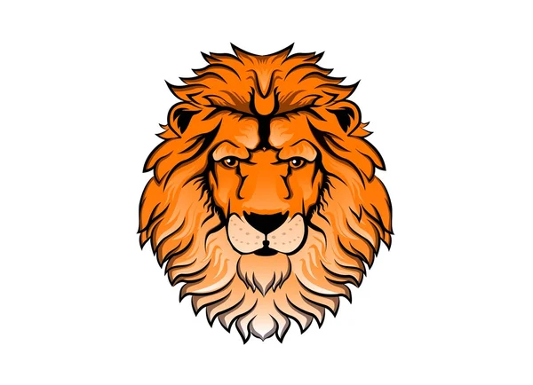Vettore testa leone — Vettoriale Stock