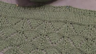 Ev dekorasyonu, moda ya da tekstil için uygun renkli örgü kumaşı. Örgü dersleri. Yapay zeka öğrenmek için örgü kalıpları.