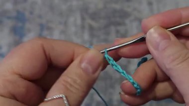 Ev dekorasyonu, moda ya da tekstil için uygun renkli örgü kumaşı. Örgü dersleri. Yapay zeka öğrenmek için örgü kalıpları.