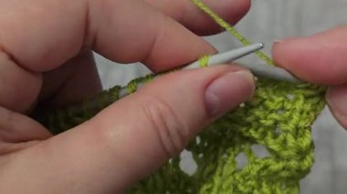 Ev dekorasyonu, moda ya da tekstil için uygun renkli örgü kumaş. Desen. Boşluğu kopyala