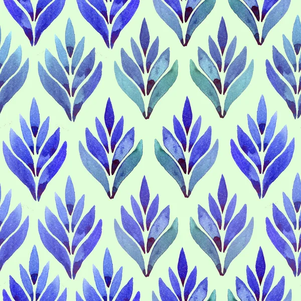 Suluboya çiçekli kusursuz desen