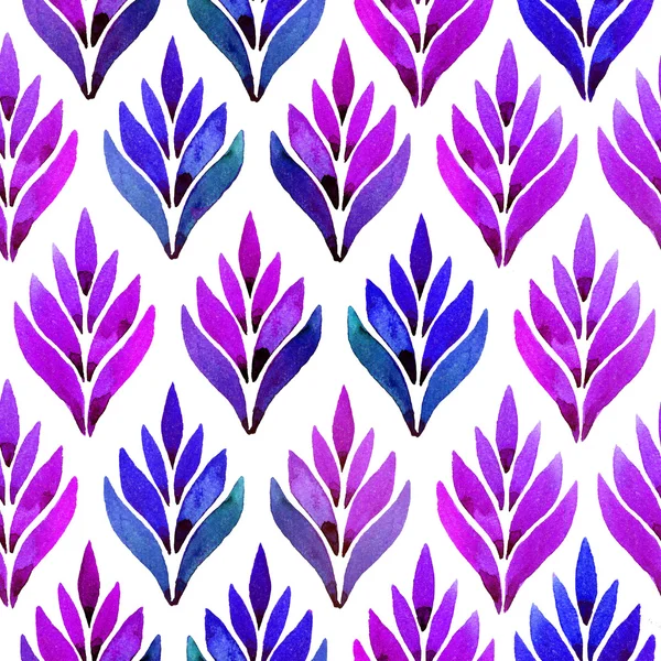 Suluboya çiçekli kusursuz desen