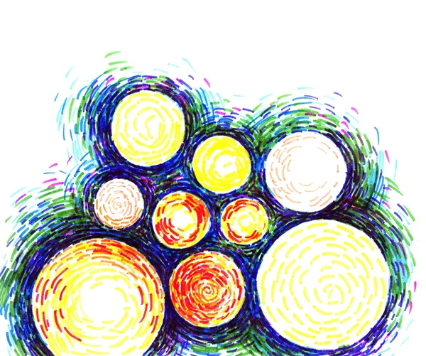 yıldızlar ve gökyüzü ile desen