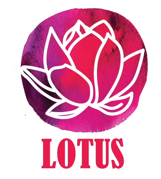 Lotus. Logo işaretleri için tasarımcı boş .