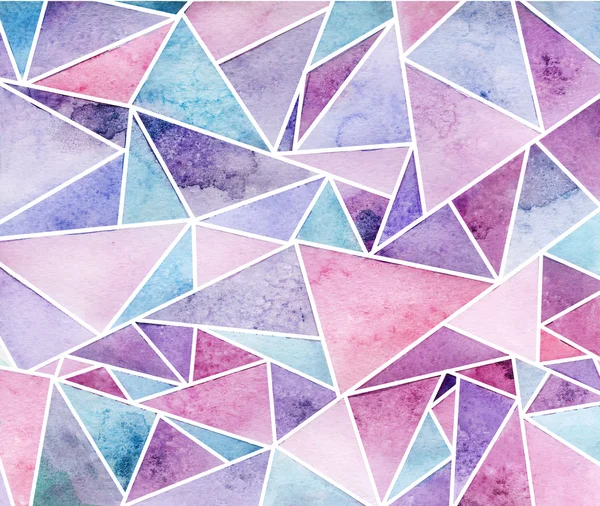 Sulu Boya lekeleri ile desen