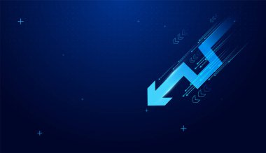 İleriye doğru hareket etmek bir sonraki konsepte işaret eder. Bu da hareketi ve finansal başarıyı simgeler. Modern oklar finans için güçlü bir noktayı temsil ediyor.