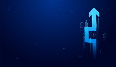 İleriye doğru hareket etmek bir sonraki konsepte işaret eder. Bu da hareketi ve finansal başarıyı simgeler. Modern oklar finans için güçlü bir noktayı temsil ediyor.