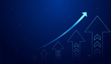 Düşen oklar şirketi, finans kavramlarını, arka plan vektörünü sunar. Ok, büyümeye yönelik finans hareketini sembolize eden bir dönüm noktasını vurgular.
