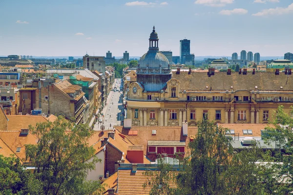 Burası güzel şehir Zagreb.