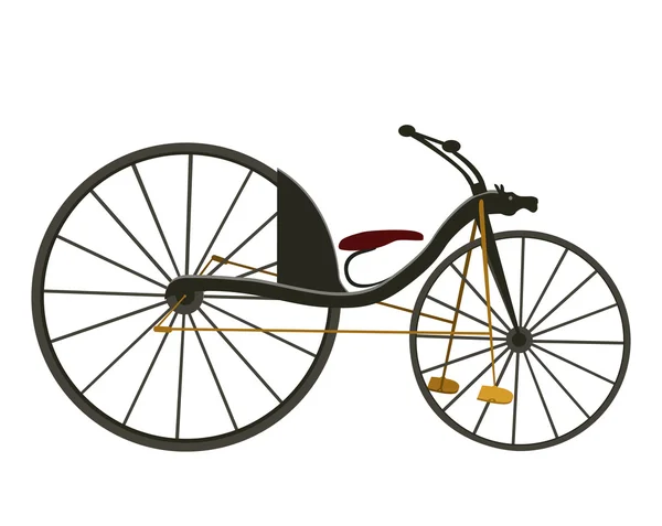 Vintage-bicycle . Vintage vector — Stock Vector