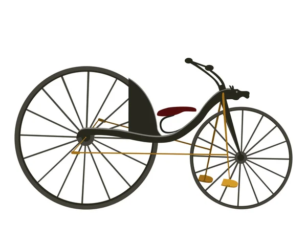 Bicicleta vintage. Vector Vintage — Archivo Imágenes Vectoriales